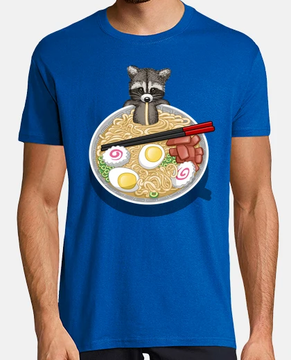 T-shirt procione ramen