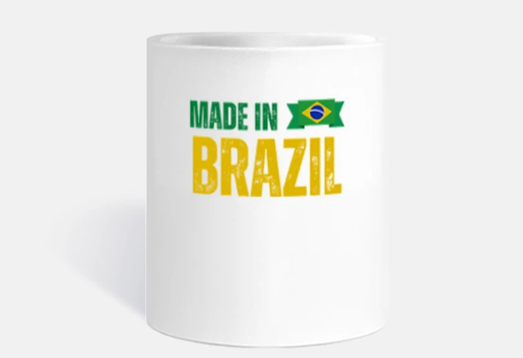 Tazza prodotto in Brasile