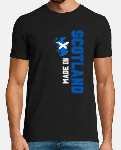 T-shirt prodotto in Scozia