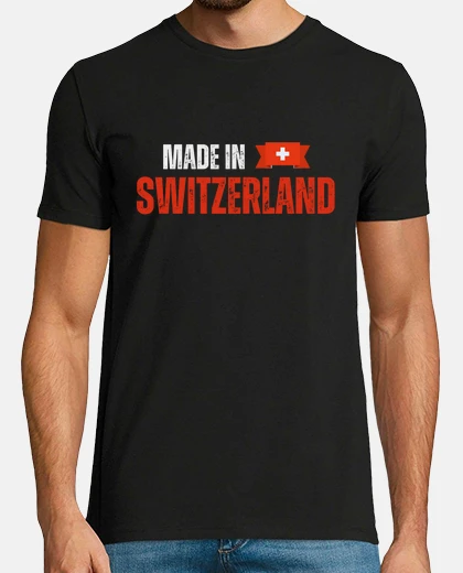 T-shirt prodotto in svizzera