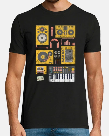 T-shirt produttore di musica elettronica