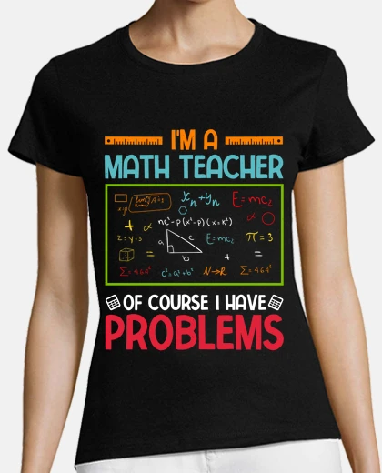 Tee-shirt prof de maths drôle