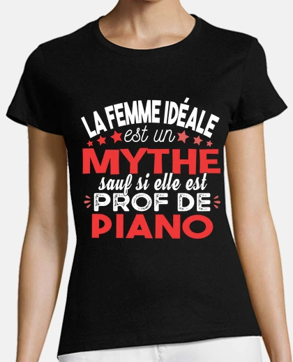 Tee-shirt Prof de piano professeur pianiste piano