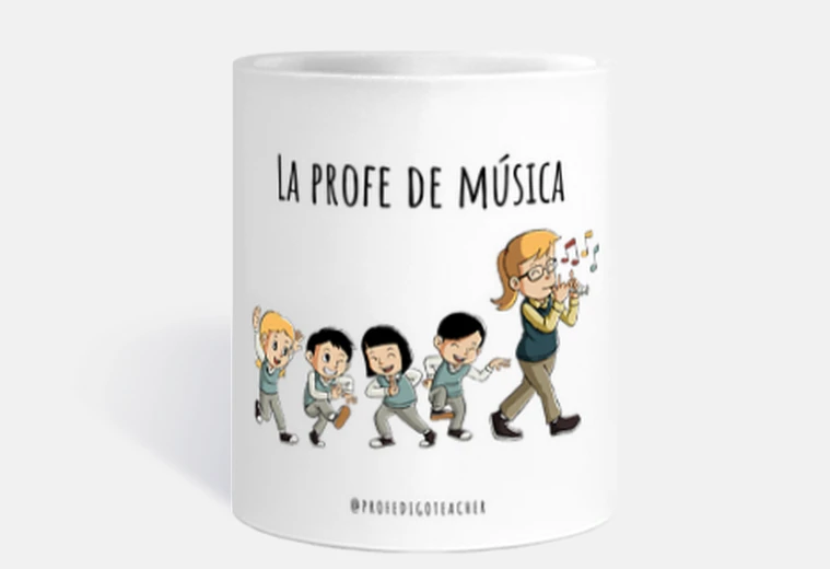 Taza Profes de música