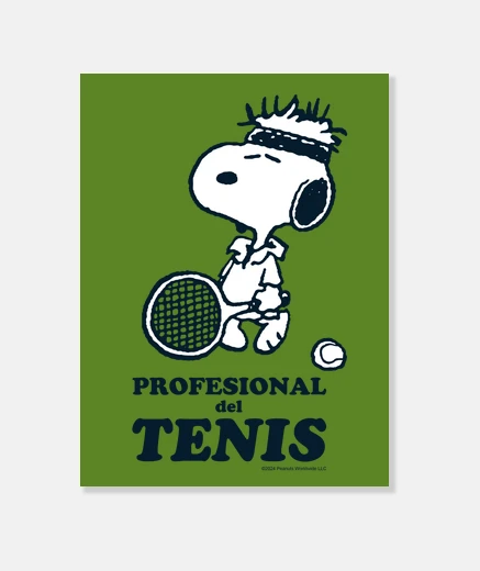 Lienzo Profesional del tennis