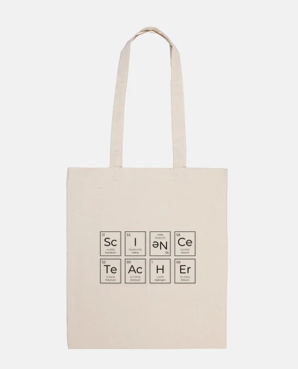 Bolsa profesor de ciencias, física, química, bolso de mano