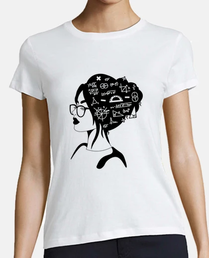 Playera profesor de matemáticas, muy de moda, moda.