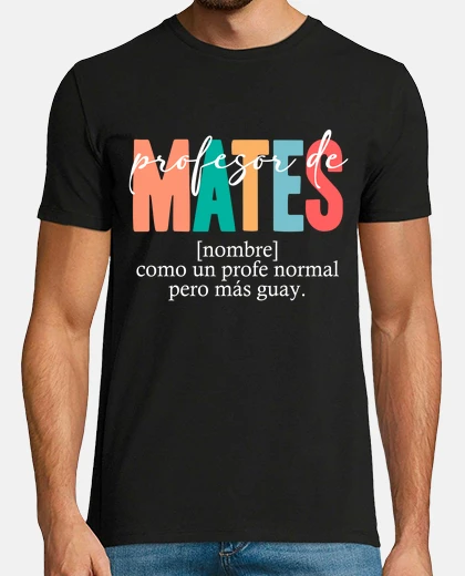 Camiseta Profesor De Mates Profe Matemáticas Regalos Profesor Fin De Curso