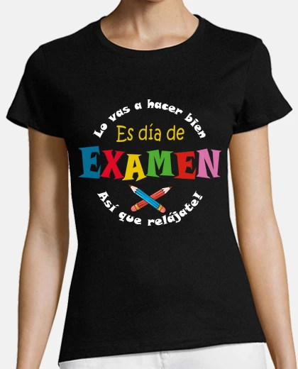Playera profesor, dia de examen