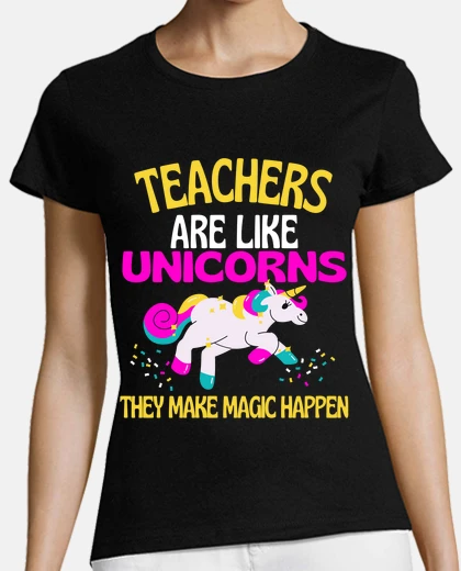 Tee-shirt professeur licorne professeurs magiques