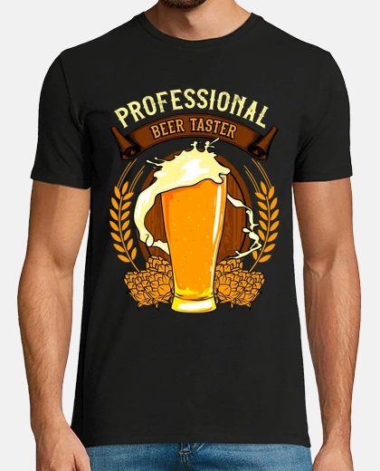Camiseta Professional Beer Taster Catador Cerveza Regalo Alcohol Beer En Inglés