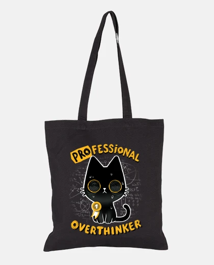 Bag professional overthinker - stress cat