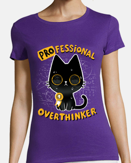 professional overthinker - stress cat