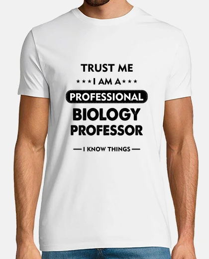 T-shirt professore di biologia