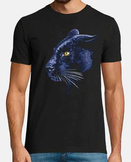 Tee-shirt profil panthère noire