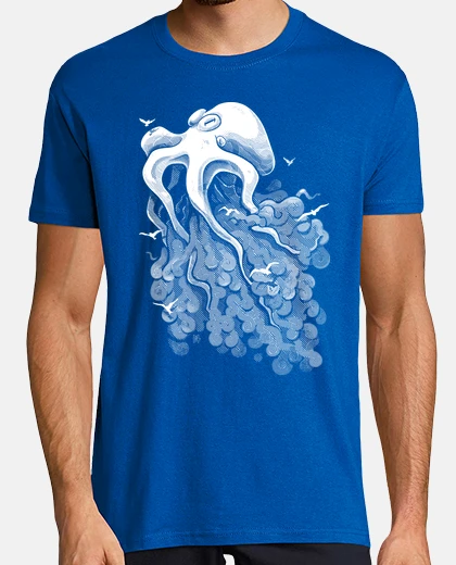 T-shirt profondo nuvola