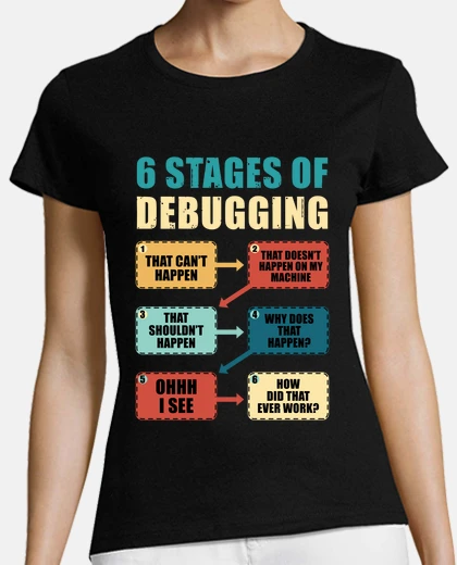 Tee-shirt programmation débogage drôle programmeu