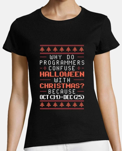 Tee-shirt programmeur noël programmation drôle