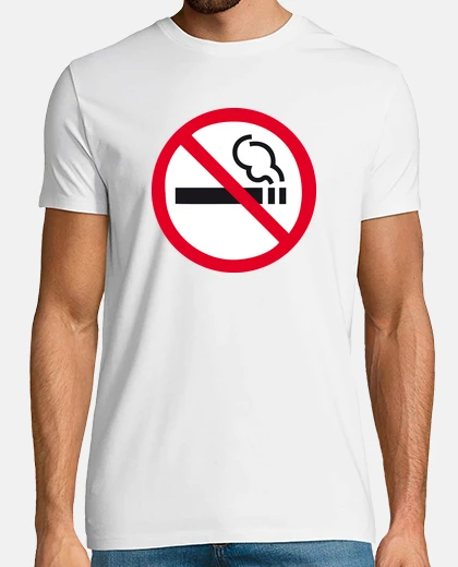 Camiseta prohibido fumar