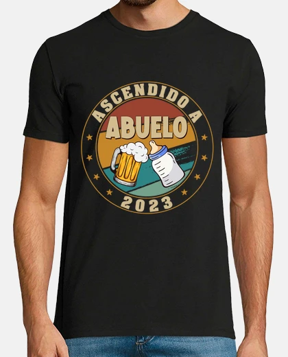 T-shirt promoted to grandpa 2023 announce