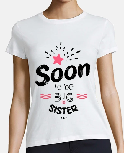 Playera pronto para ser hermana mayor