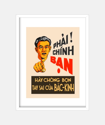 Quadro Propaganda vietnamita servitori