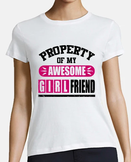 Tee-shirt propriété de ma copine géniale