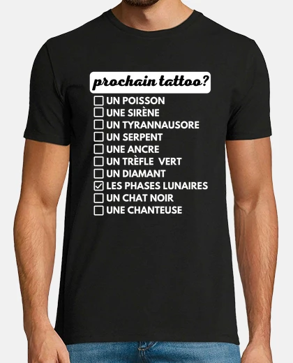 T-shirt prossimo elenco dei tatuaggi umorismo del tatuaggio