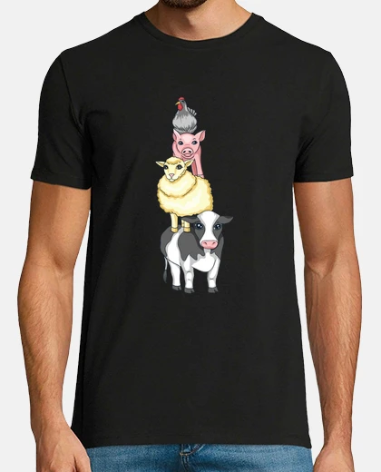Tee-shirt protection des animaux , vegan, fermier,