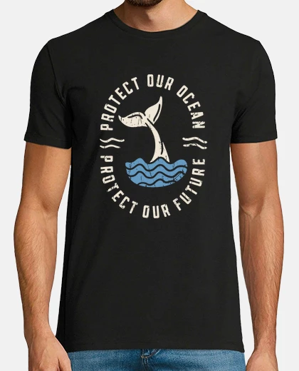 Tee-shirt protéger notre océan protéger notre ave