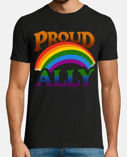 T-shirt Proud Ally Equality LGBTQ Rainbow