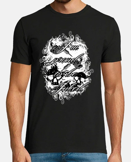 Tee-shirt Proud to be inked (h)