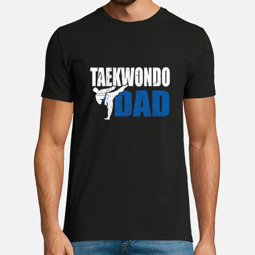 proud dad of a taekwondo fighter father gift idea