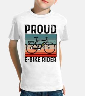 Proud E Bike Rider Bicycle Cyclist