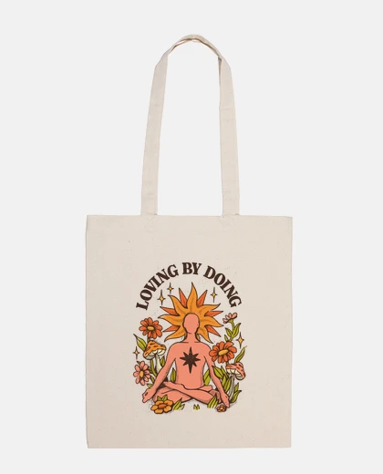 Borsa prove d&#39; amore , atto e amore, yoga, meditazione
