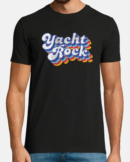 Camiseta psicodélico desvanecimiento yate rock fiesta barco beber diseño