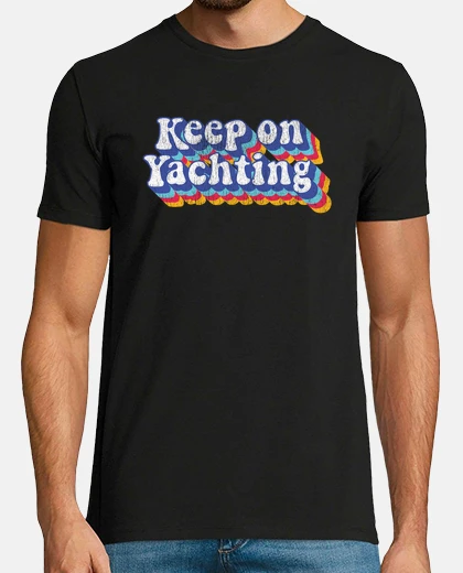 Camiseta psicodélico desvanecimiento yate rock fiesta barco bebiendo gráfico