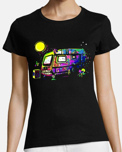 Tee-shirt psychedelic caravan