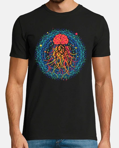 Tee-shirt PSYCHEDELIC MEDUSA BRAIN