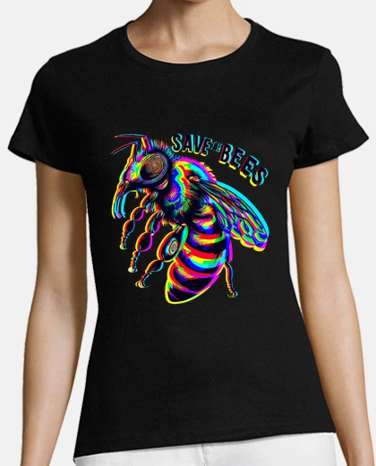 Playera psychedelic save the bees