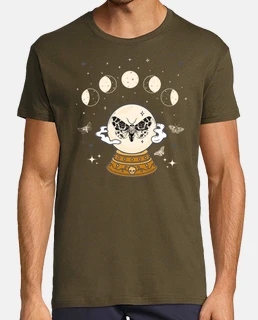 Psychic Crystal Ball Mystical Moth Lover Moon Phase