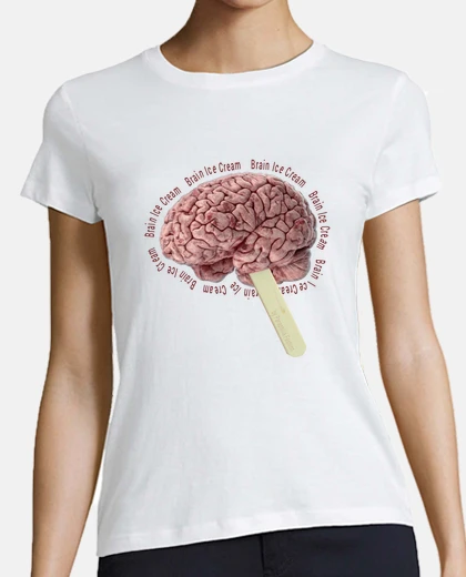 Tee-shirt psychologue brainice, t-shirt femme.