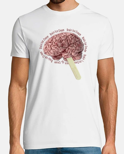 Tee-shirt psychologue brainice, t-shirt homme