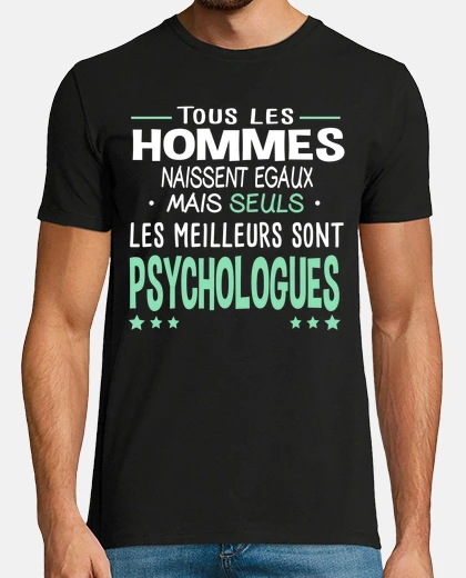 Tee-shirt Psychologue Psychologie Métier Soins