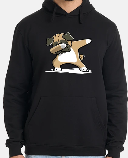 Hoodie pug dog dab!