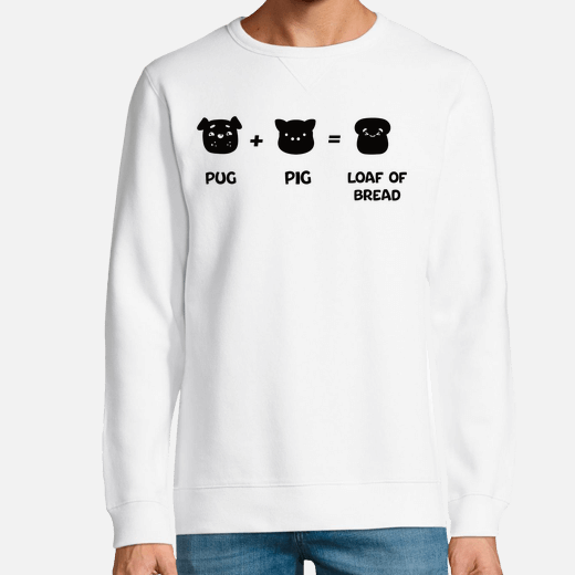 pug dog pig connection gift