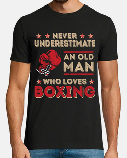 pugile non sottovalutare mai un vecchio che ama la boxe