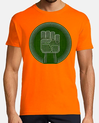 T-shirt pugno hacker