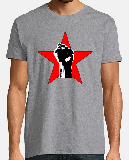 T-shirt pugno rosso
