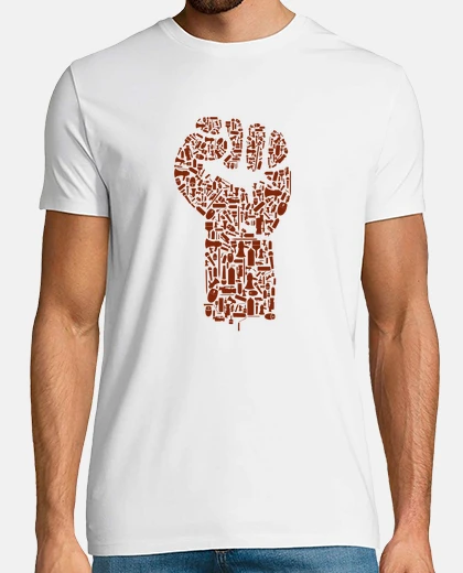 T-shirt pugno, uomo